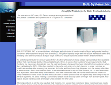 Tablet Screenshot of bulksystemsinc.com